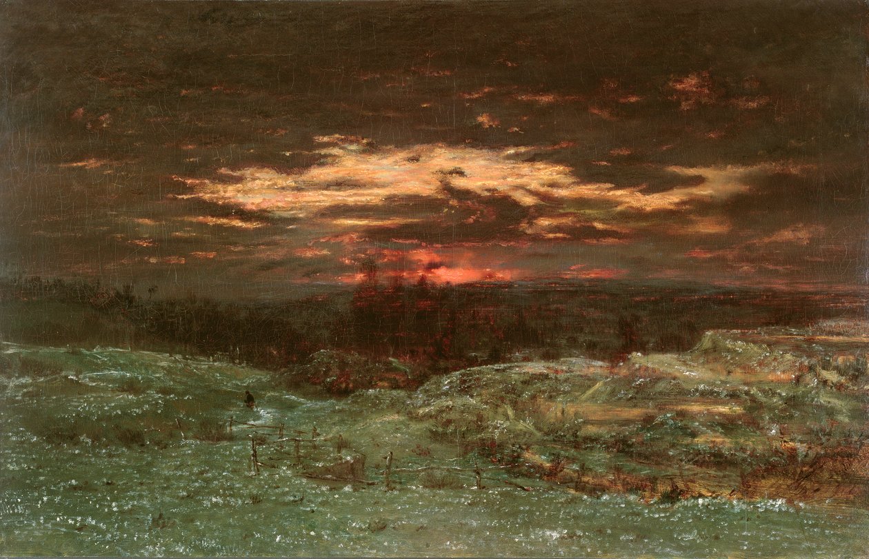 Effet de Givre, 1845 door Pierre Etienne Theodore Rousseau