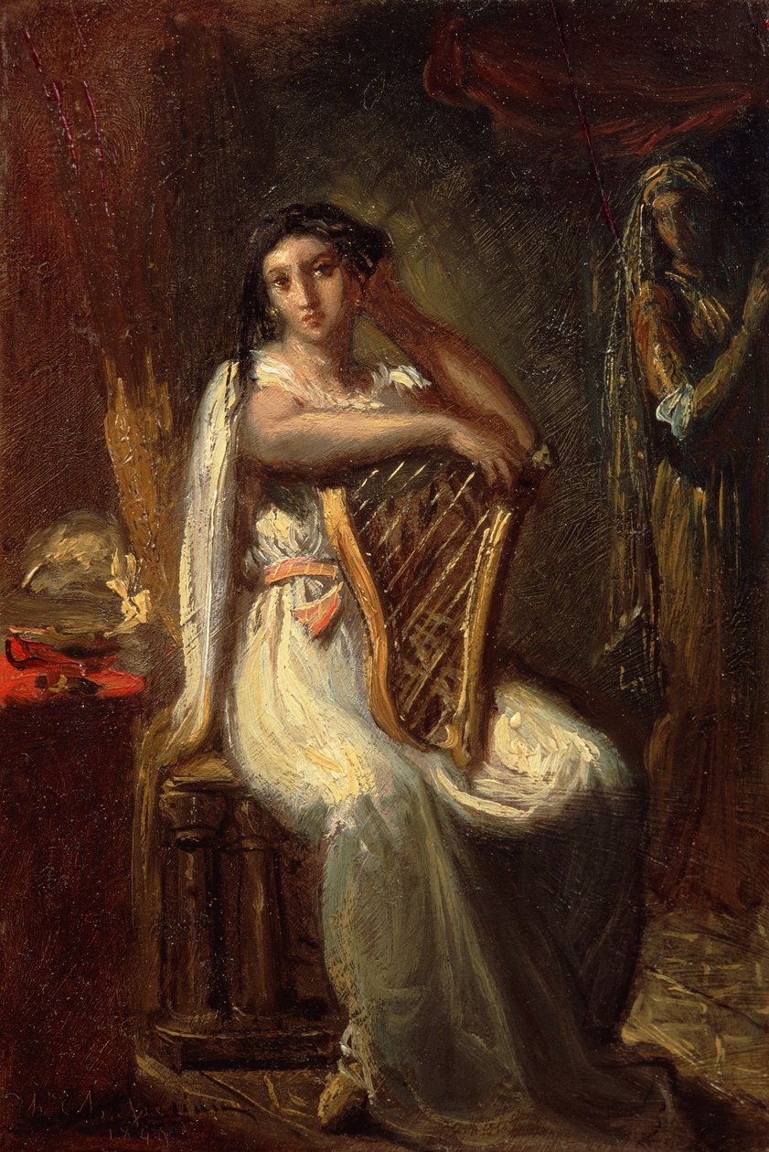 Desdemona door Théodore Chassériau