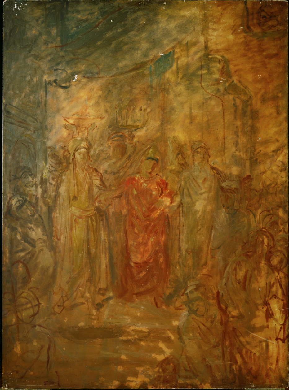 Joodse bruiloft in Constantine, Algerije ... door Théodore Chassériau