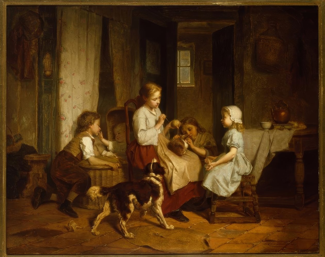 Gelukkig gezin door Theodore Gerard