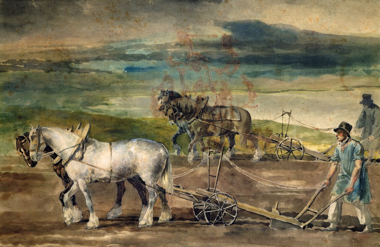 Landarbeiders door Theodore Gericault