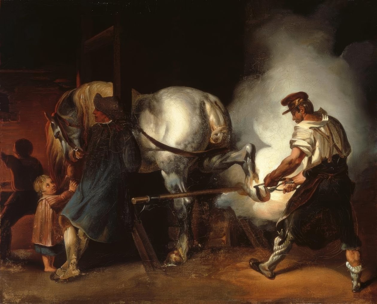 De hoefsmid door Theodore Gericault