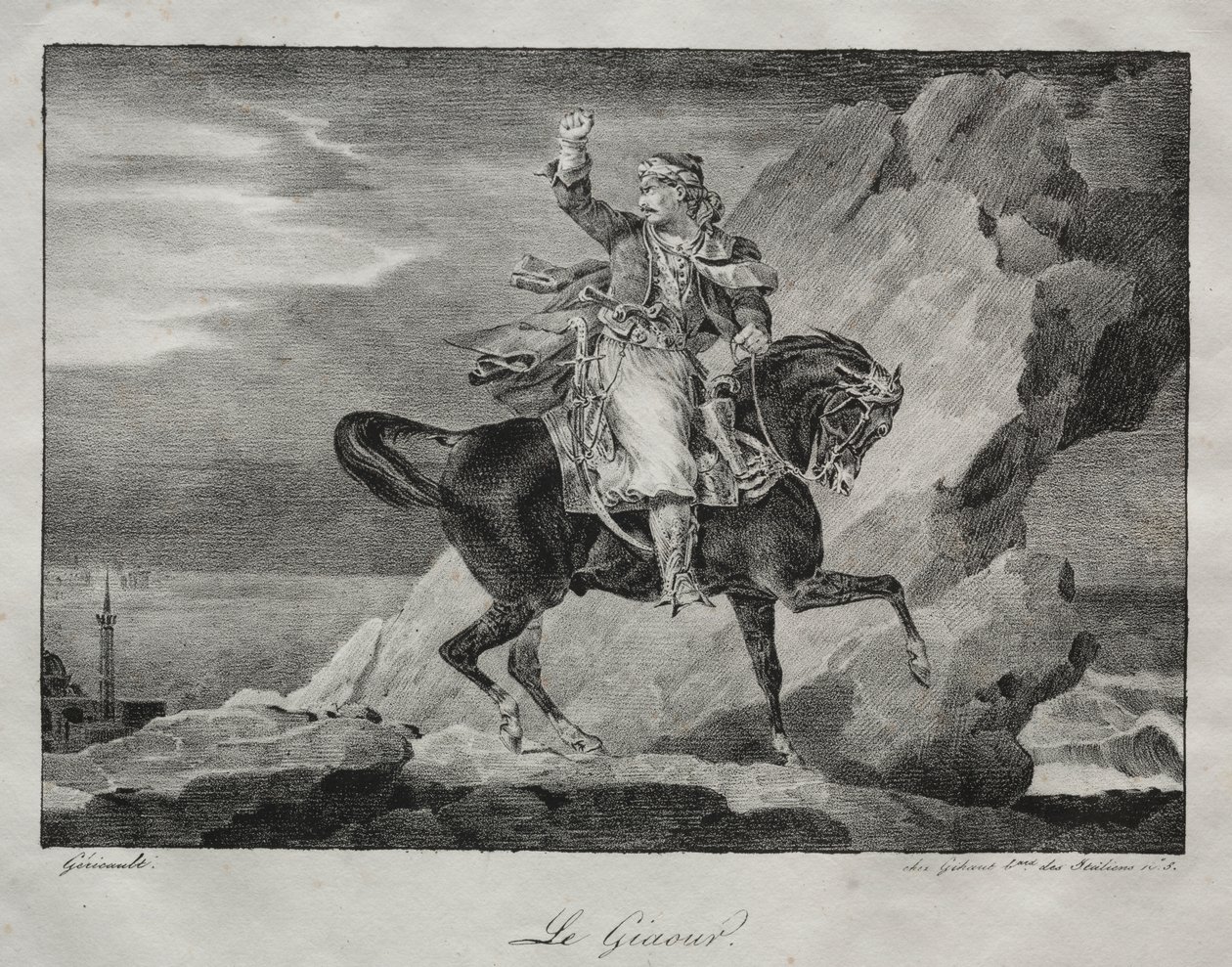 De Giaour door Theodore Gericault