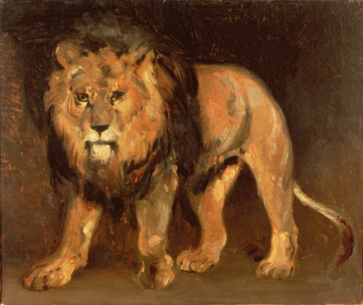 Wandelende Leeuw door Theodore Gericault