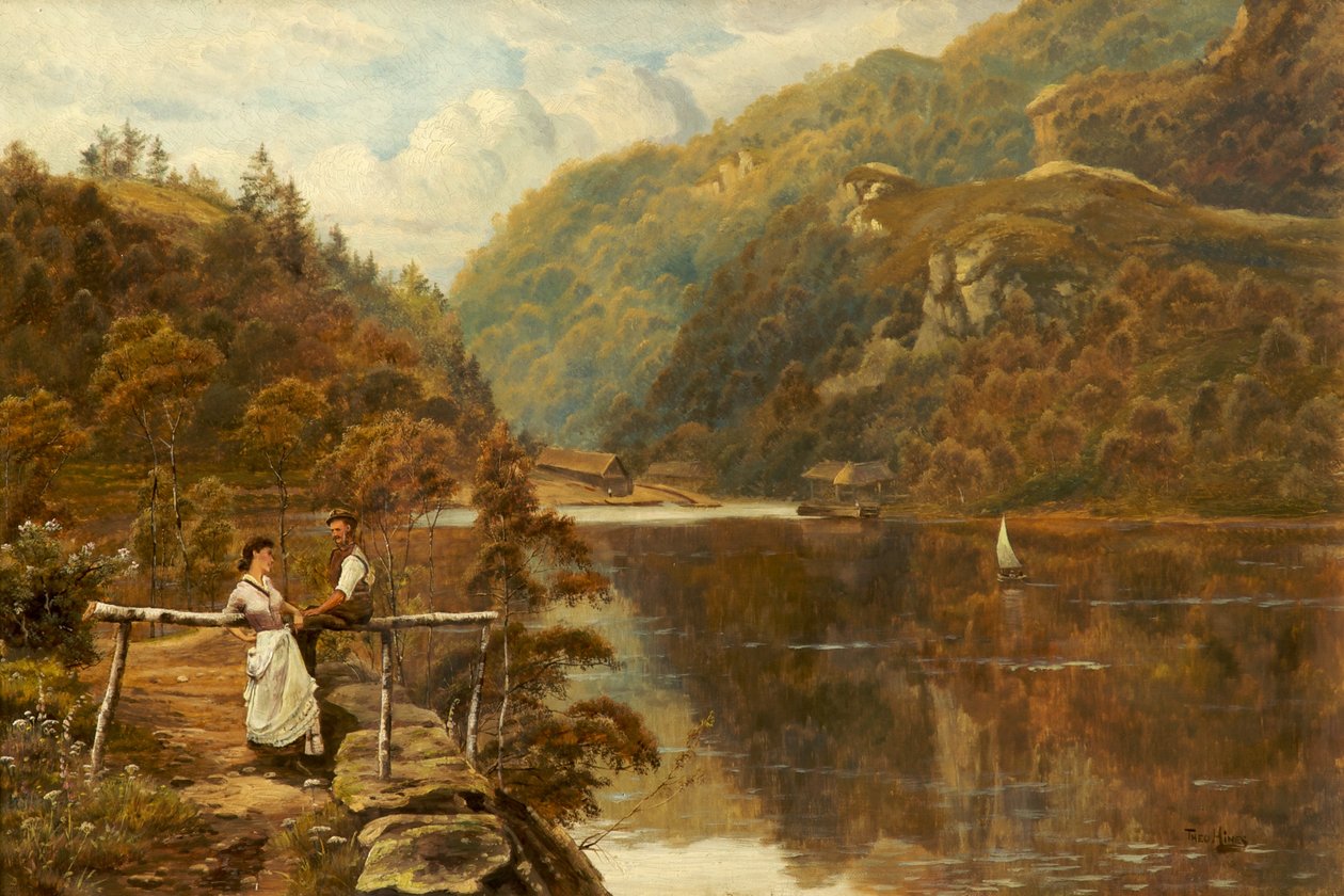 De Bootpier, Loch Katrine door Theodore Hines