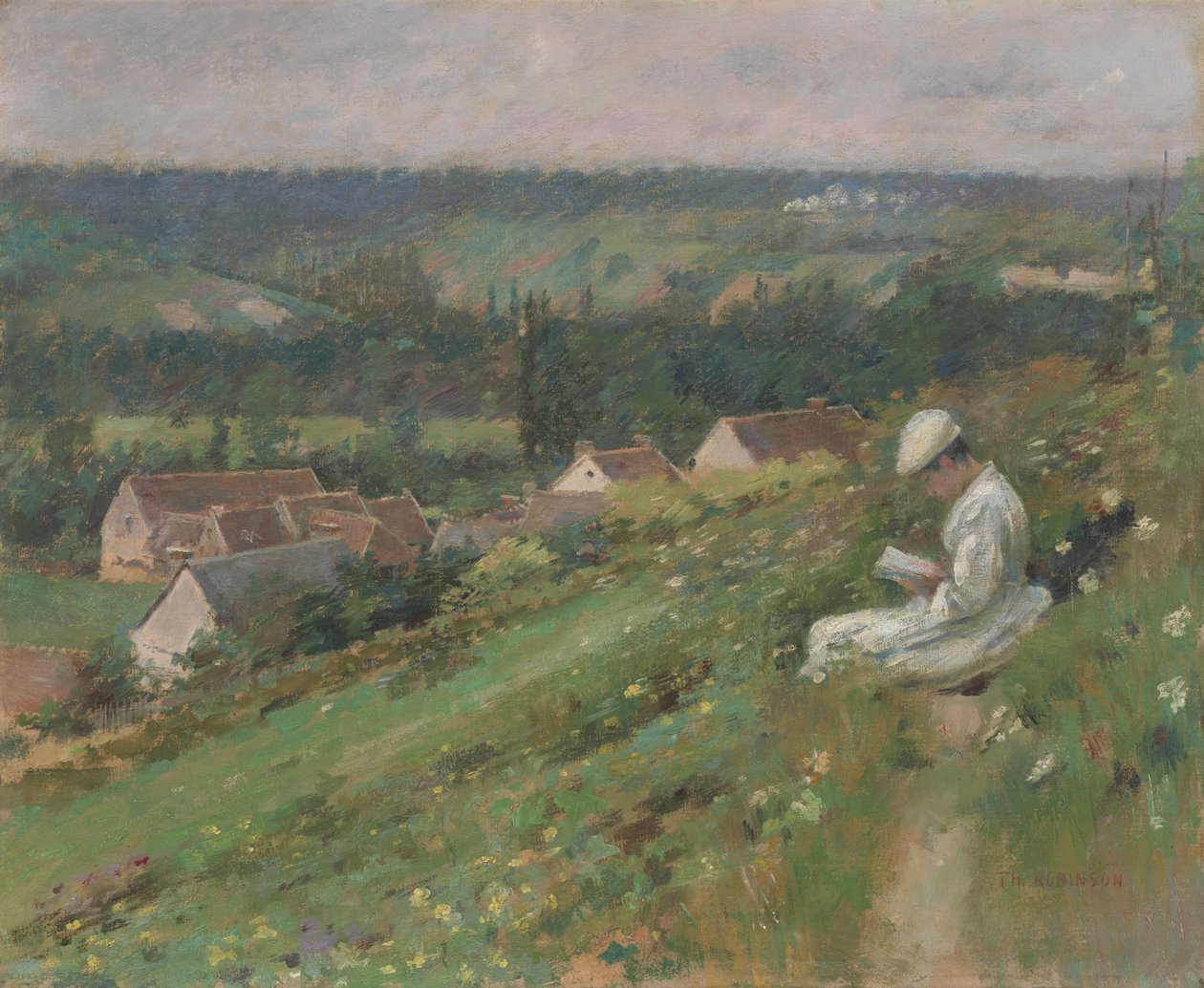 De vallei van Arconville door Theodore Robinson