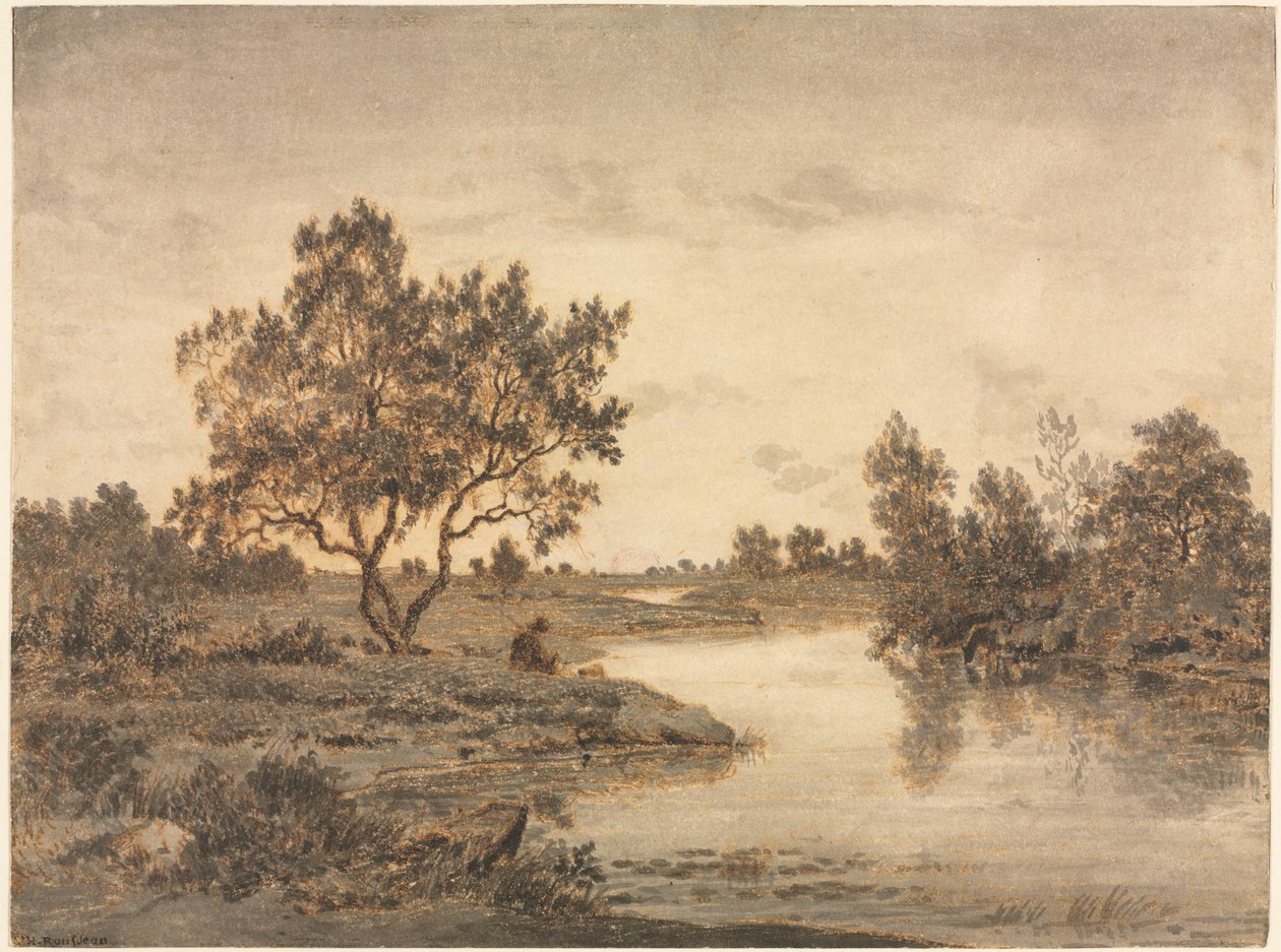 De Visser door Theodore Rousseau