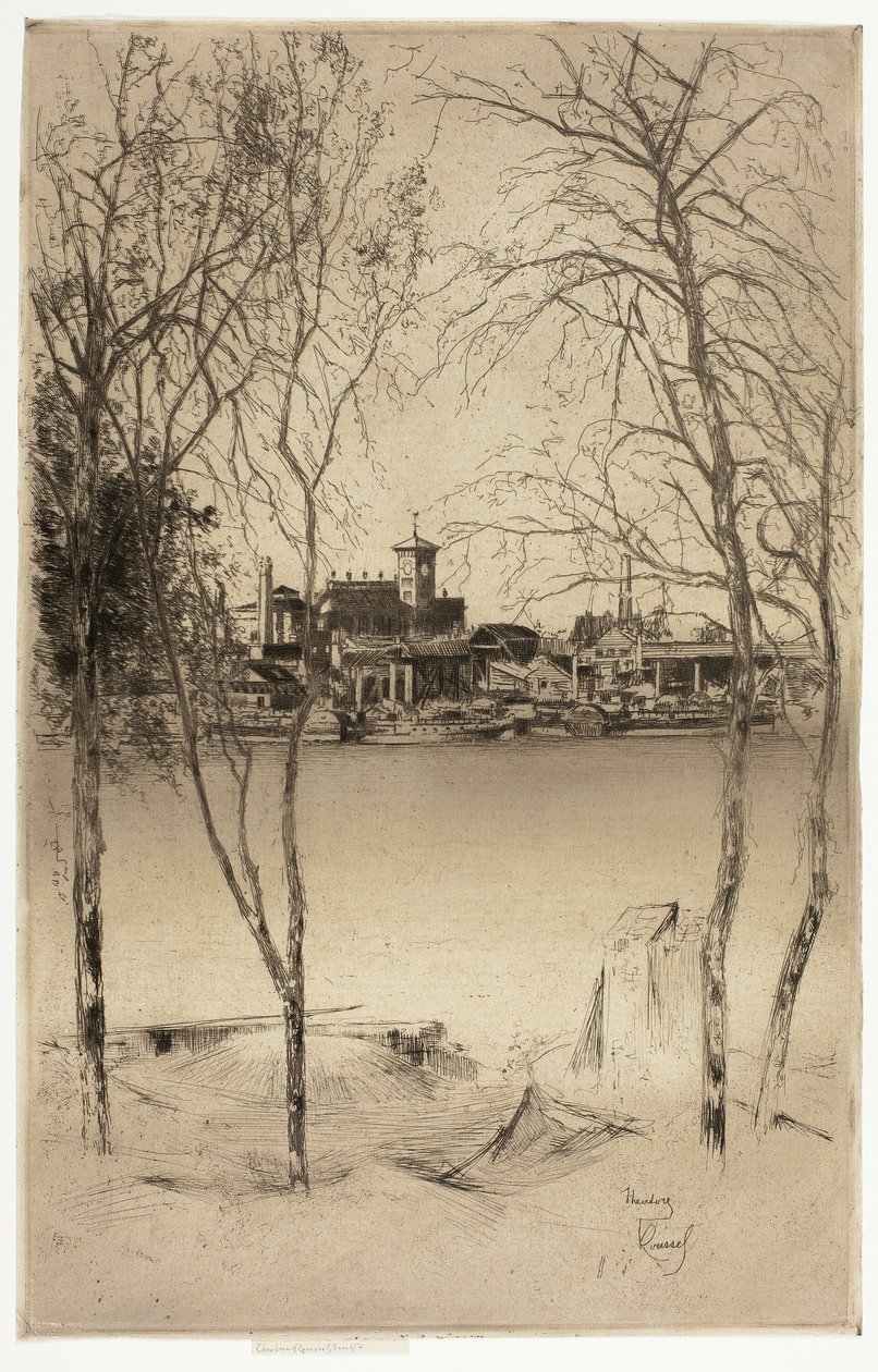 Goudenregen en Battersea door Theodore Roussel