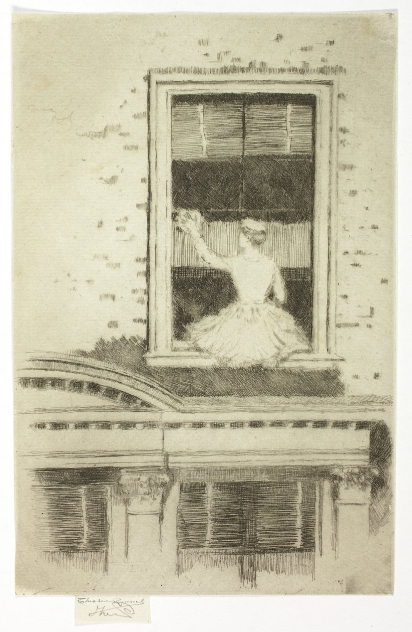 De glazenwasser door Theodore Roussel