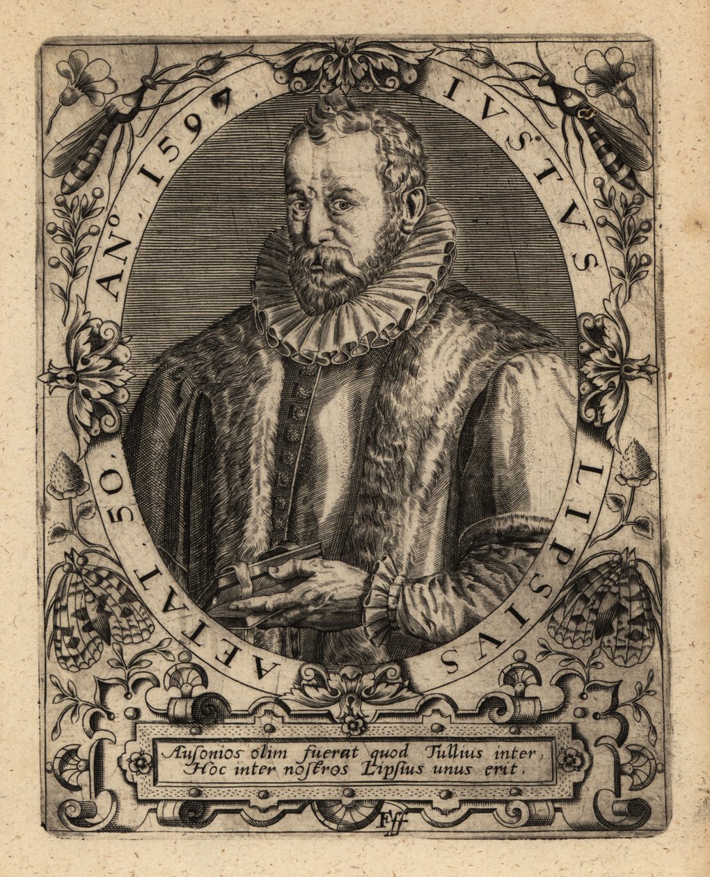 Joest Lips, Vlaamse filoloog door Theodore de Bry
