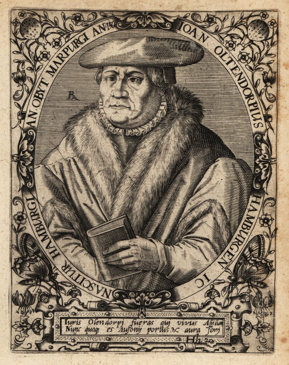 Johann Oldendorp door Theodore de Bry
