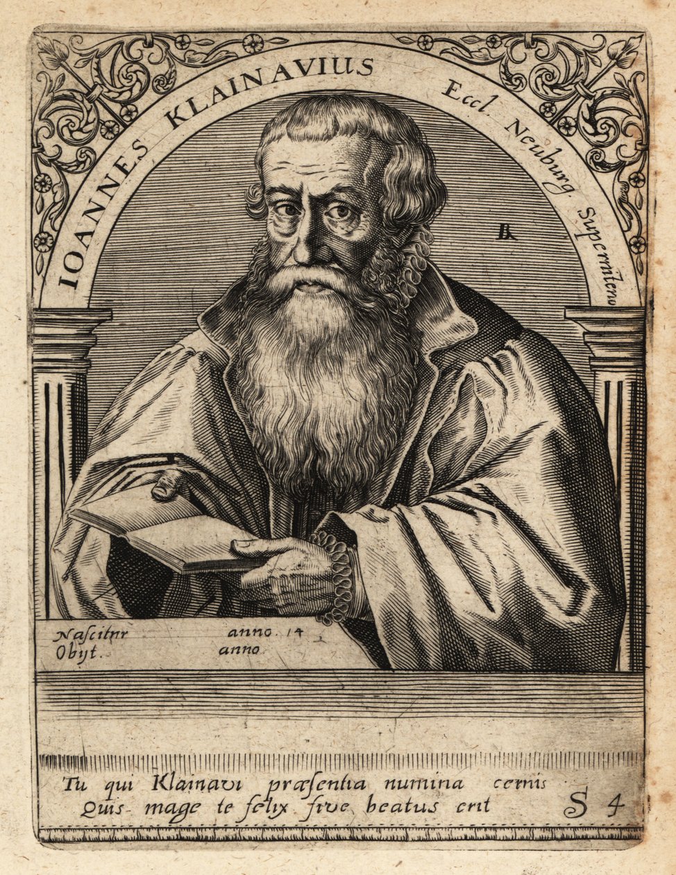 Johannes Klainau door Theodore de Bry