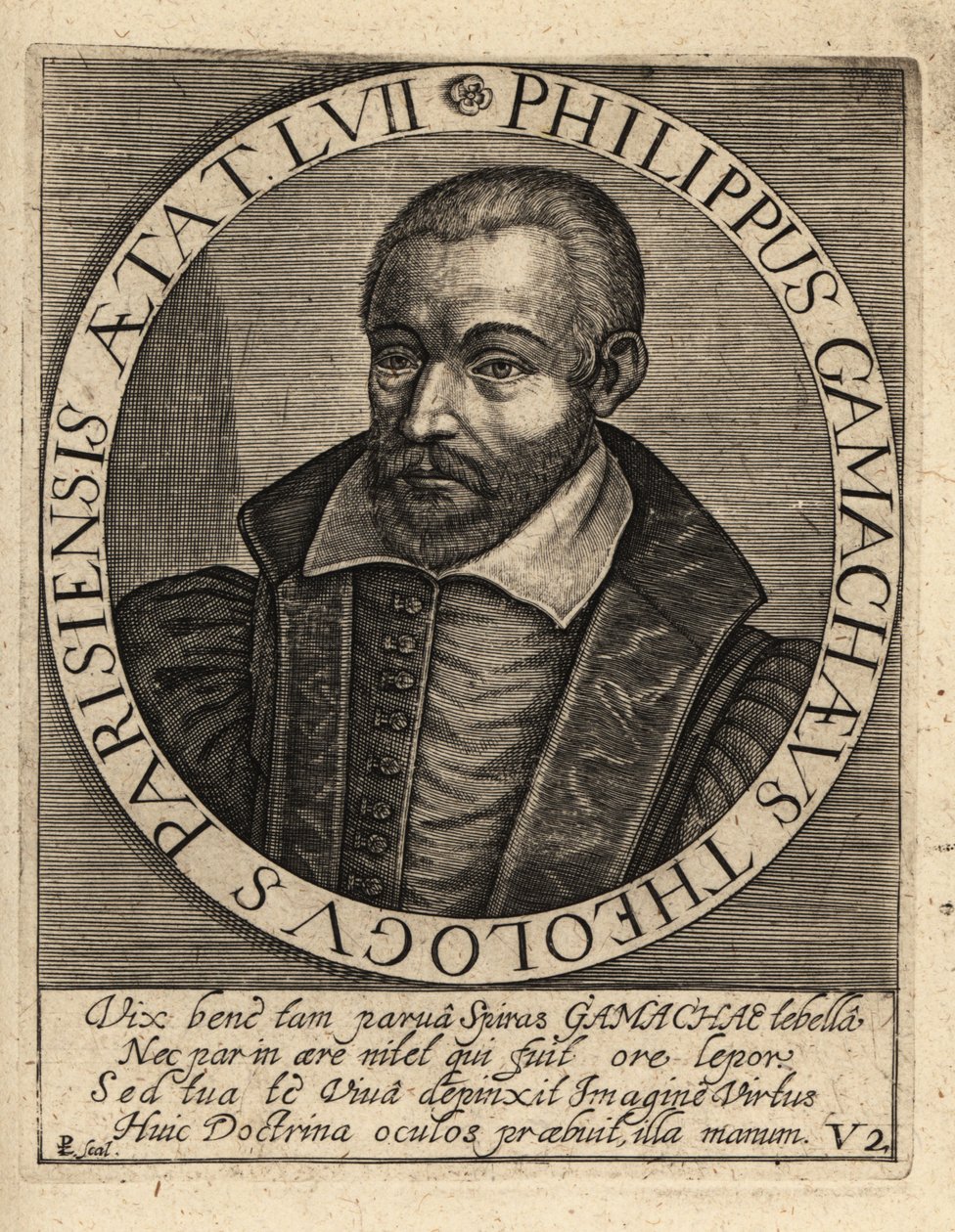 Philippe de Gamache door Theodore de Bry