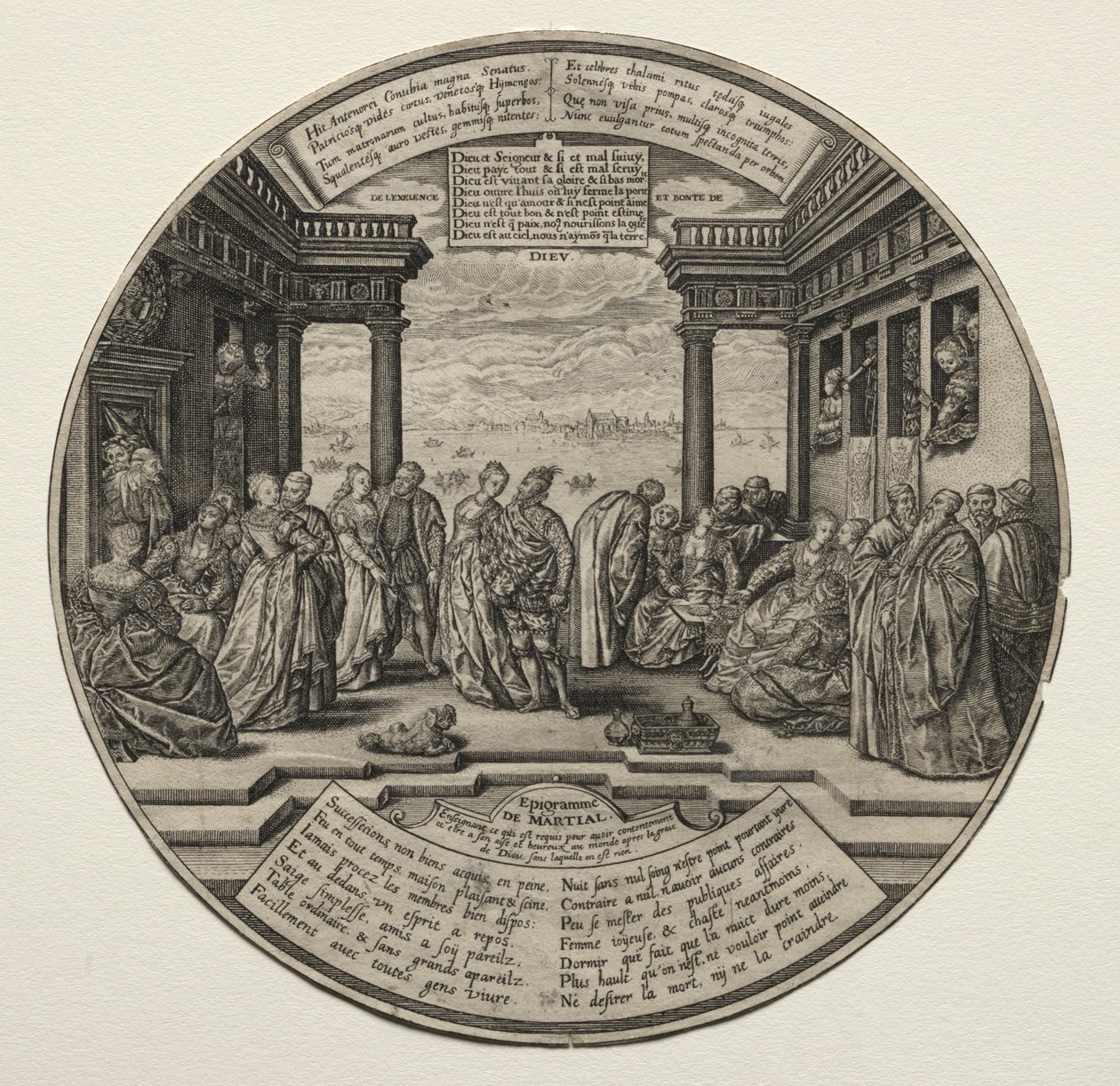Het Venetiaanse Bal door Theodore de Bry