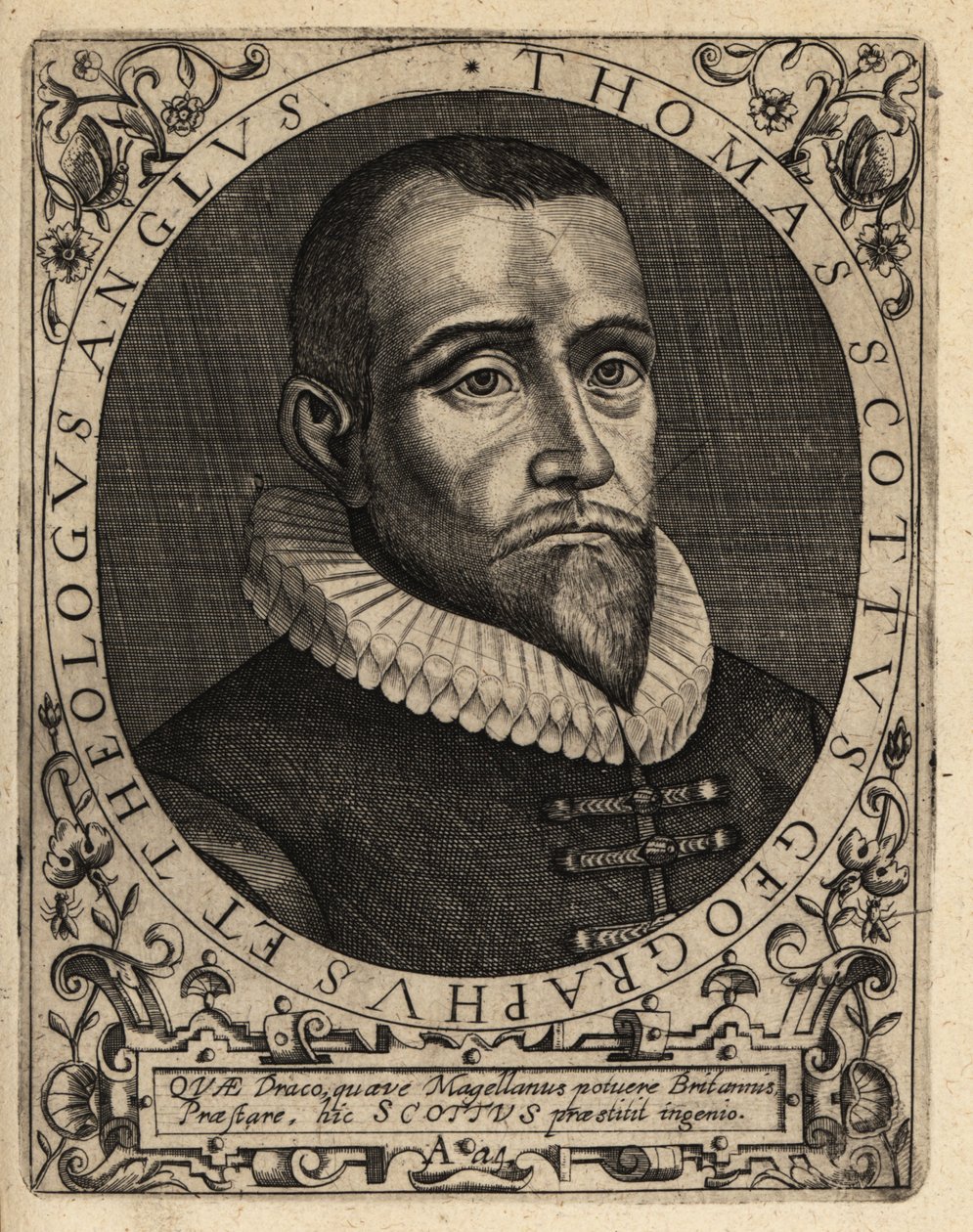 Thomas Scott door Theodore de Bry
