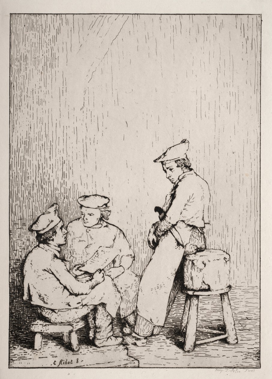 De Kaart door Theodule Ribot