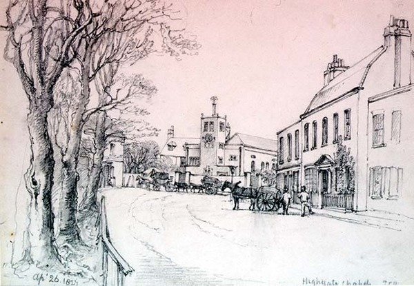 Highgate Kapel door Theophil Lindsey Aspland