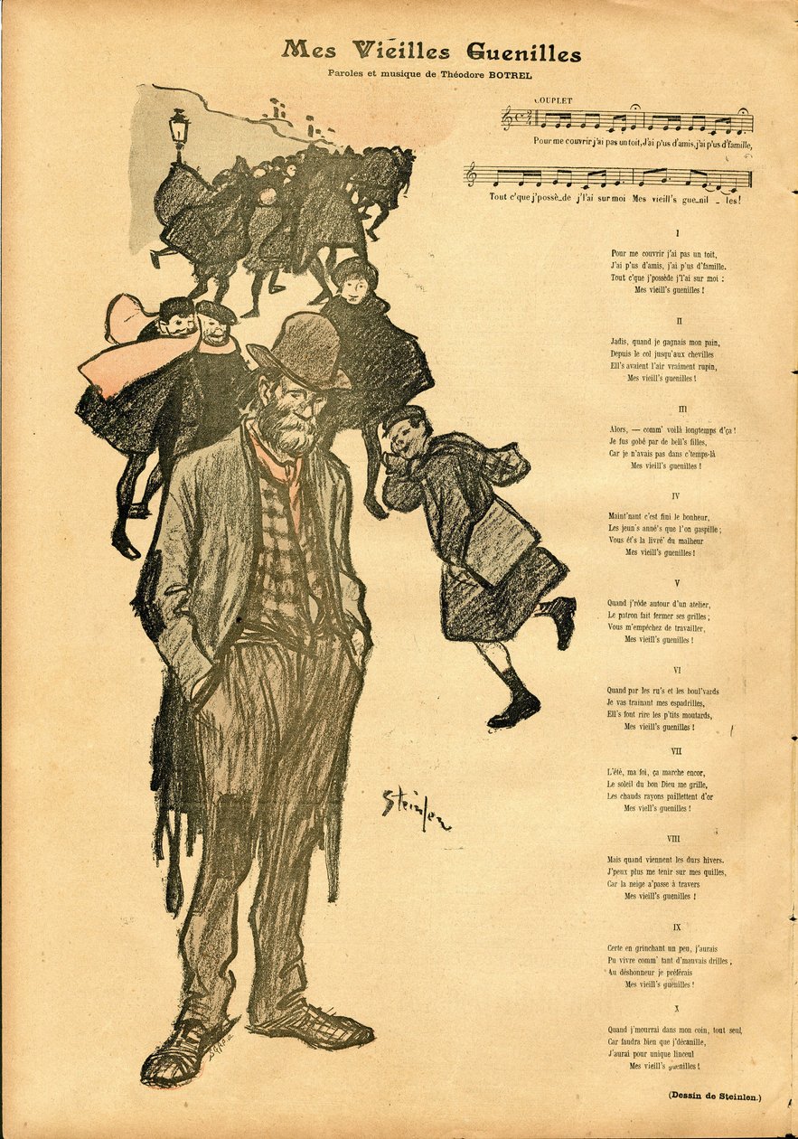Gil Blas door Théophile Alexandre Steinlen