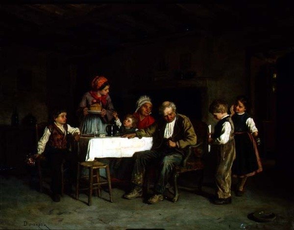 Een verrassingsfeest door Theophile Emmanuel Duverger