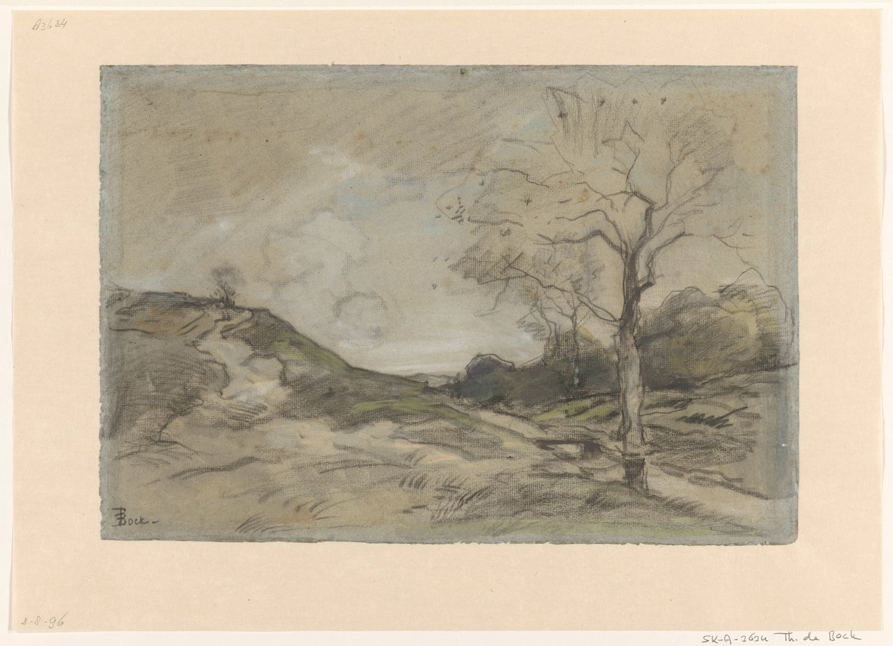 Duinlandschap door Theophile de Bock