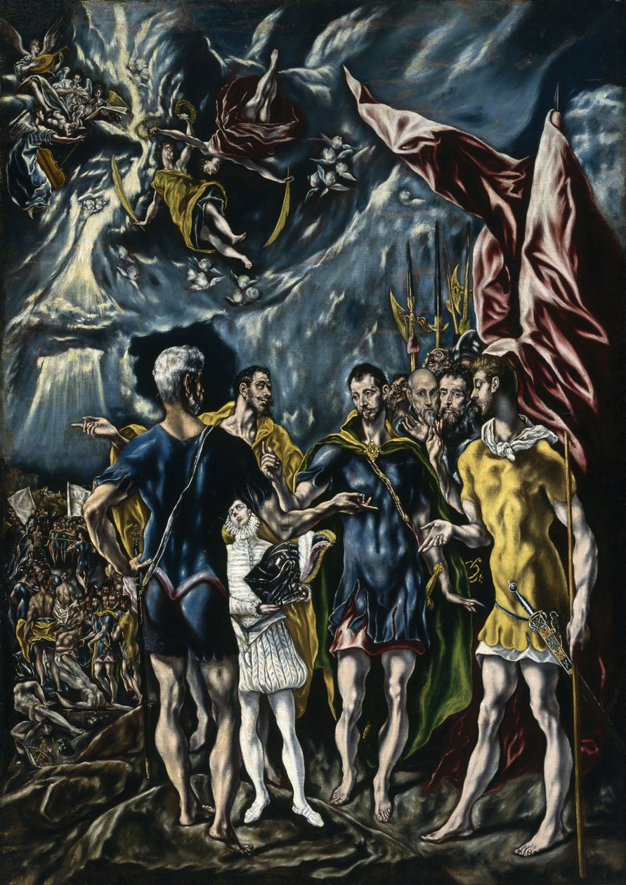 Het Martelaarschap van Sint Mauritius, c.1600-25 door Theotocopoulos Jorge Manuel c.1578 1631 Theotocopoulos Jorge Manuel c.1578 1631