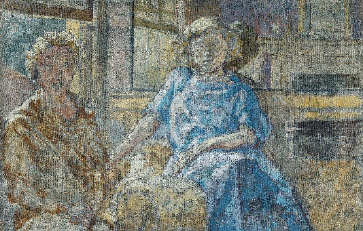 De blauwe jurk door Therese Lessore