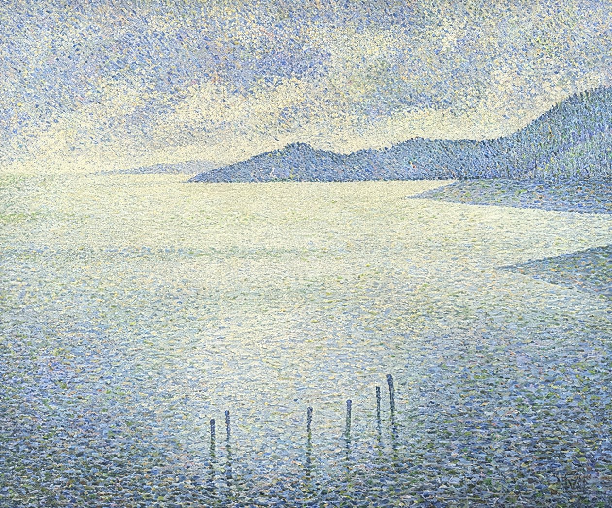 Kustscène door Théo van Rysselberghe