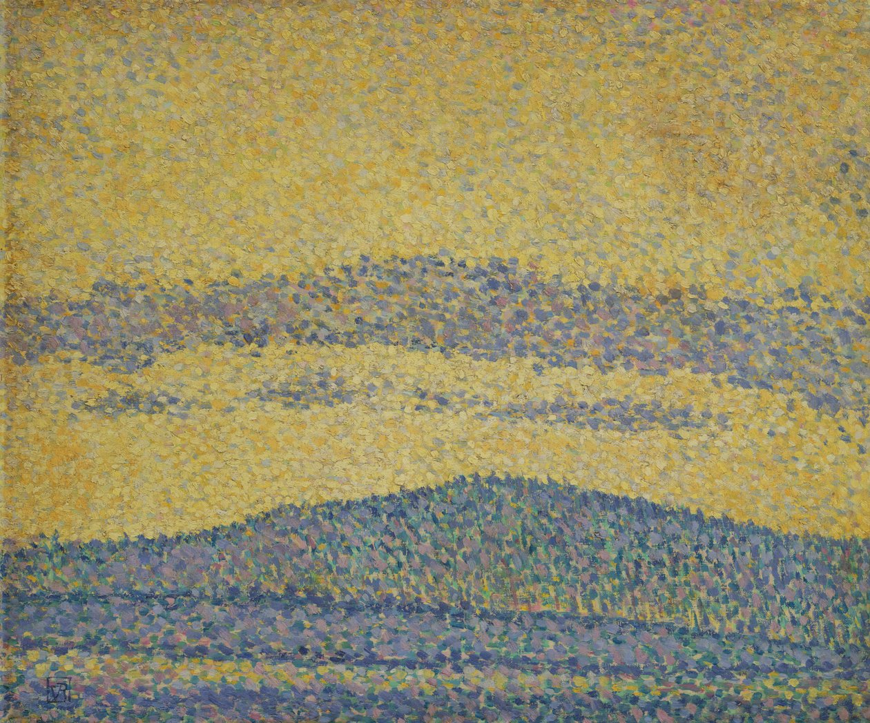 Landschap door Théo van Rysselberghe