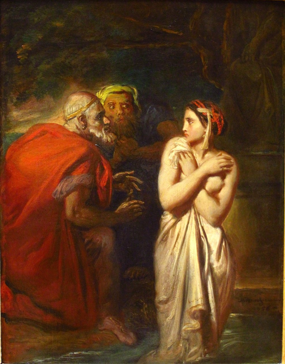 Susanna en de ouderlingen door Théodore Chassériau