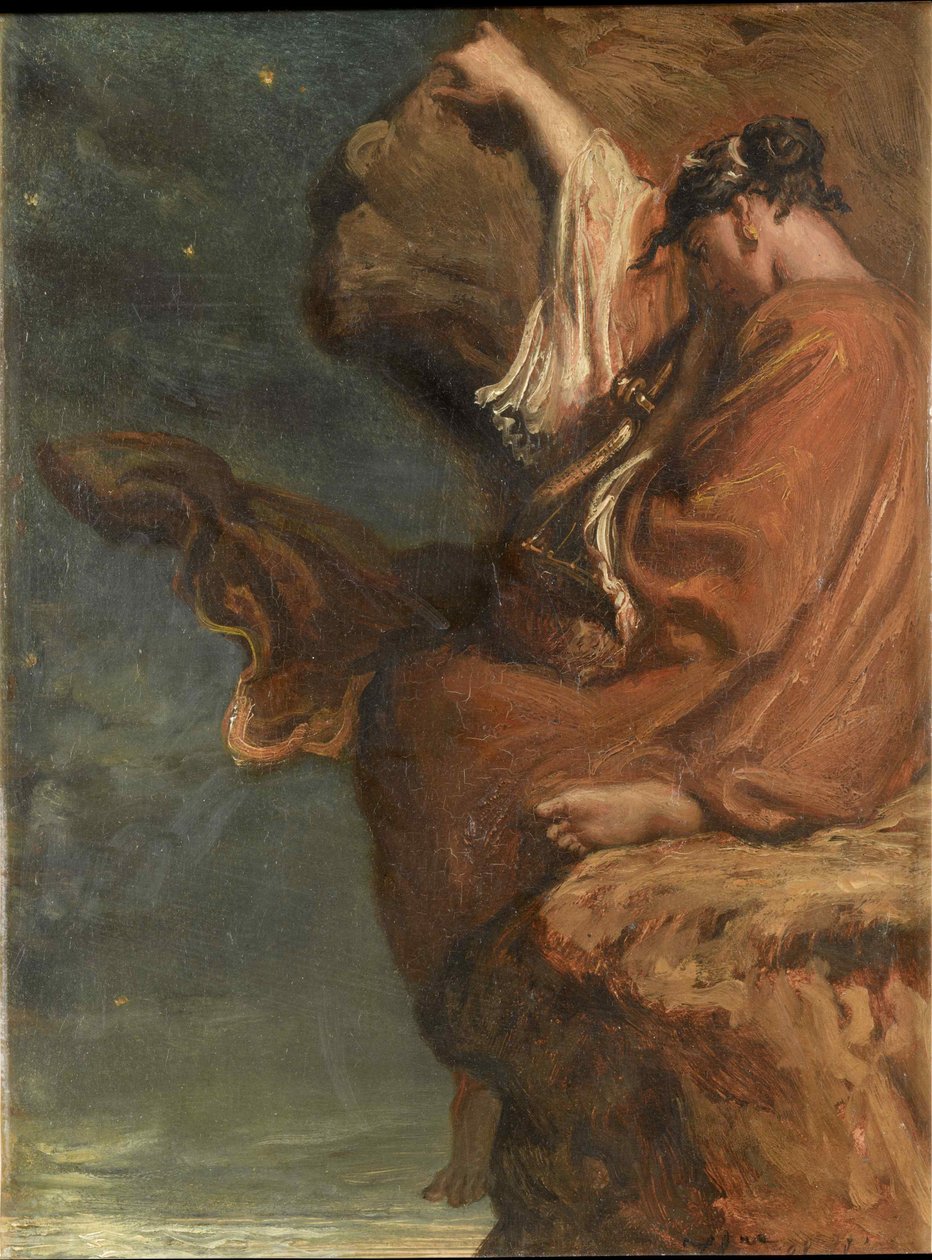 Sappho, 1849 door Théodore Chassériau