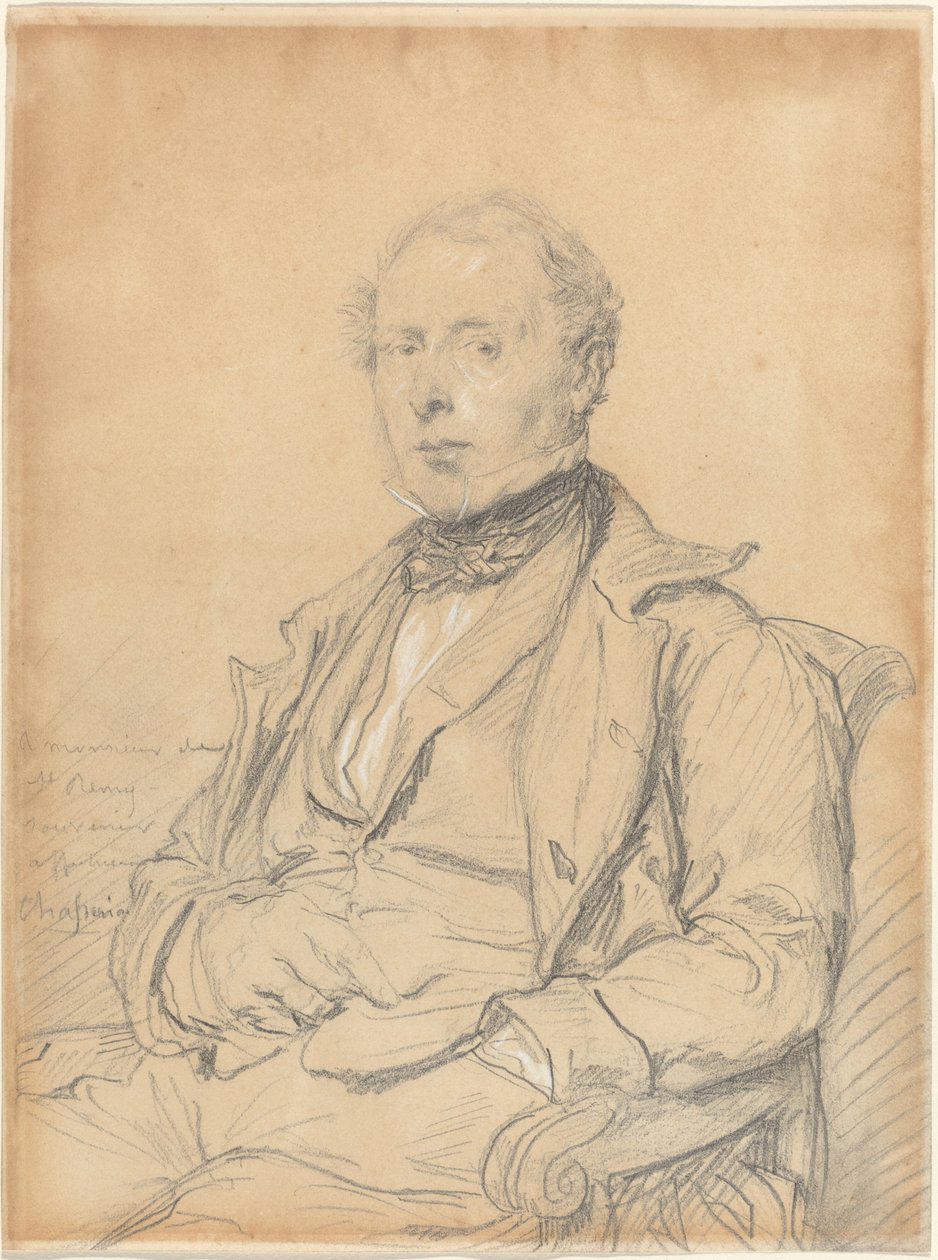 Victor-Auguste de Saint-Rémy door Théodore Chassériau