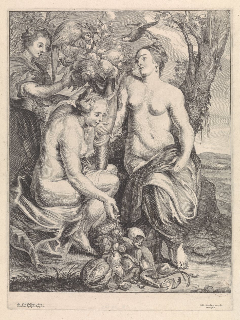 De hoorn des overvloeds door Théodorus van Kessel