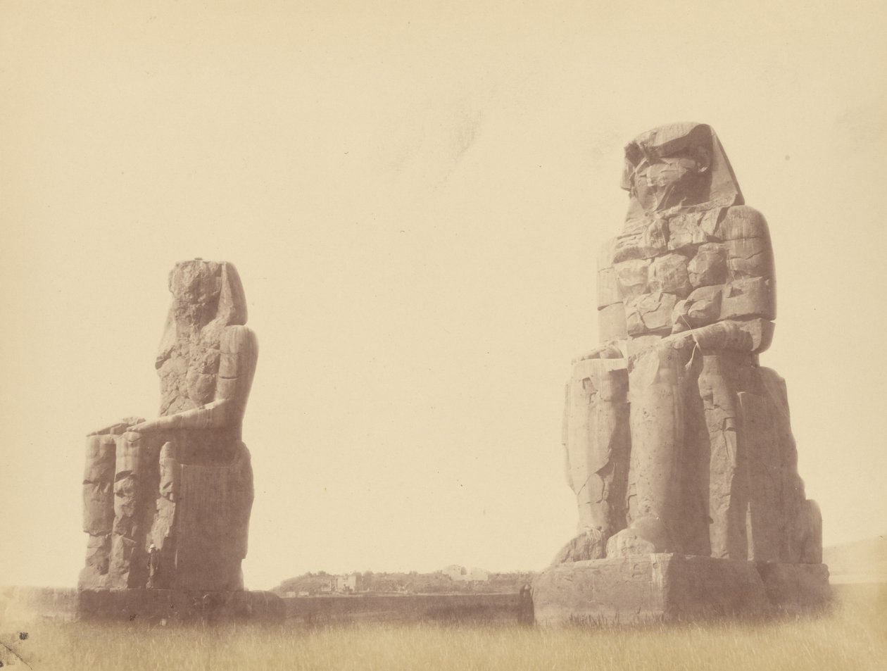 [Kolos van Memnon]. door Théodule Devéria