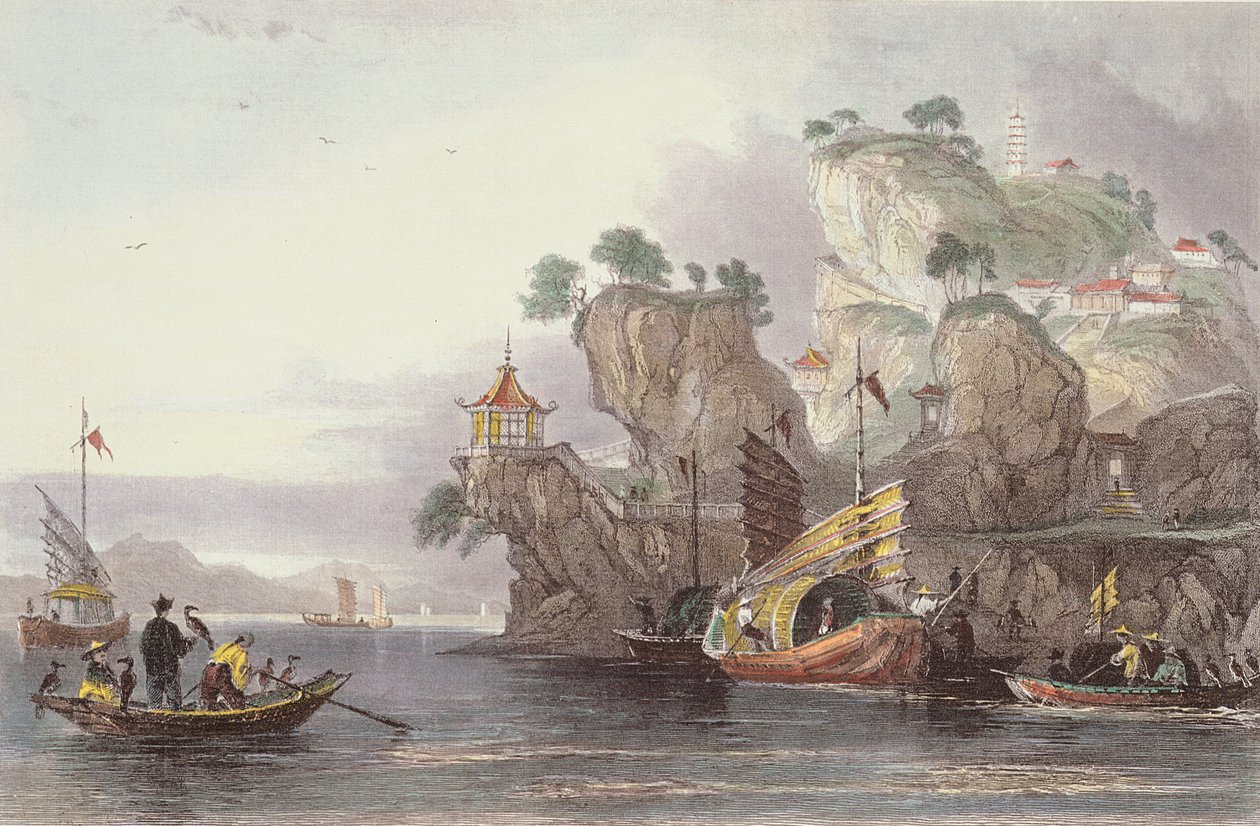 Het Keizerlijk Paleis in Tseaou-Shan, uit 