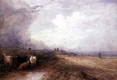 Landschap, met Vee, 19e eeuw door Thomas Baker