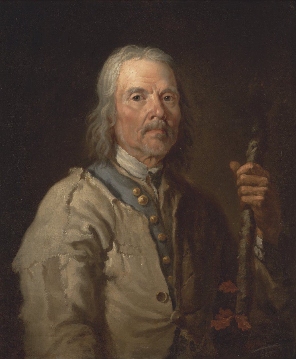 Man met een Staf door Thomas Barker of Bath