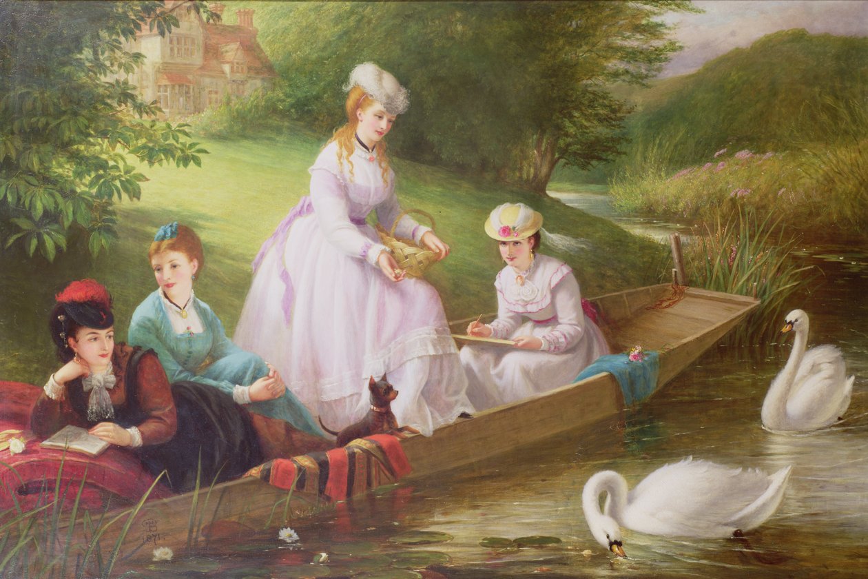 De zwanen van de Theems door Thomas Brooks