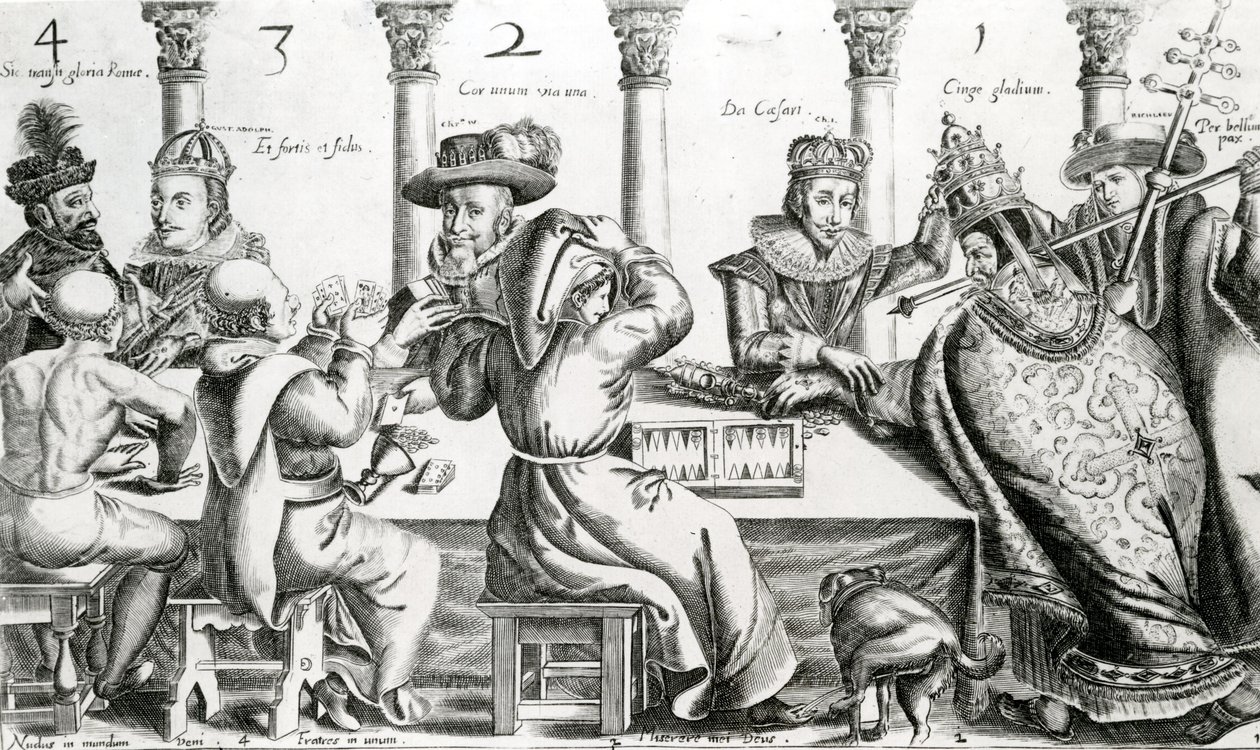 Koninklijke en Kerkelijke Spelers, ca. 1609 door Thomas Cockson