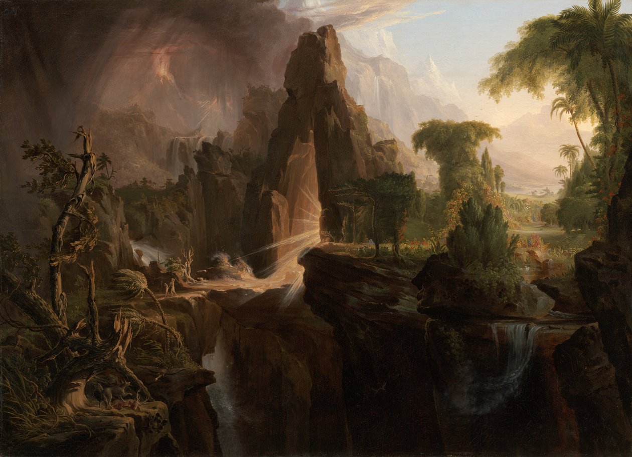 Verdrijving uit de Hof van Eden door Thomas Cole