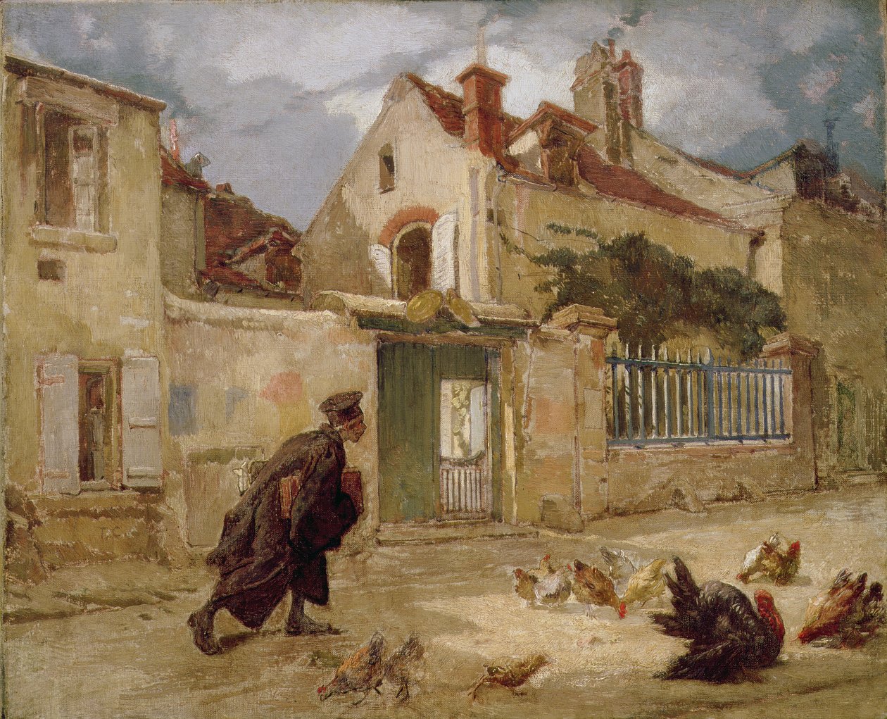 Advocaat op weg naar de rechtbank, 1859-60 door Thomas Couture