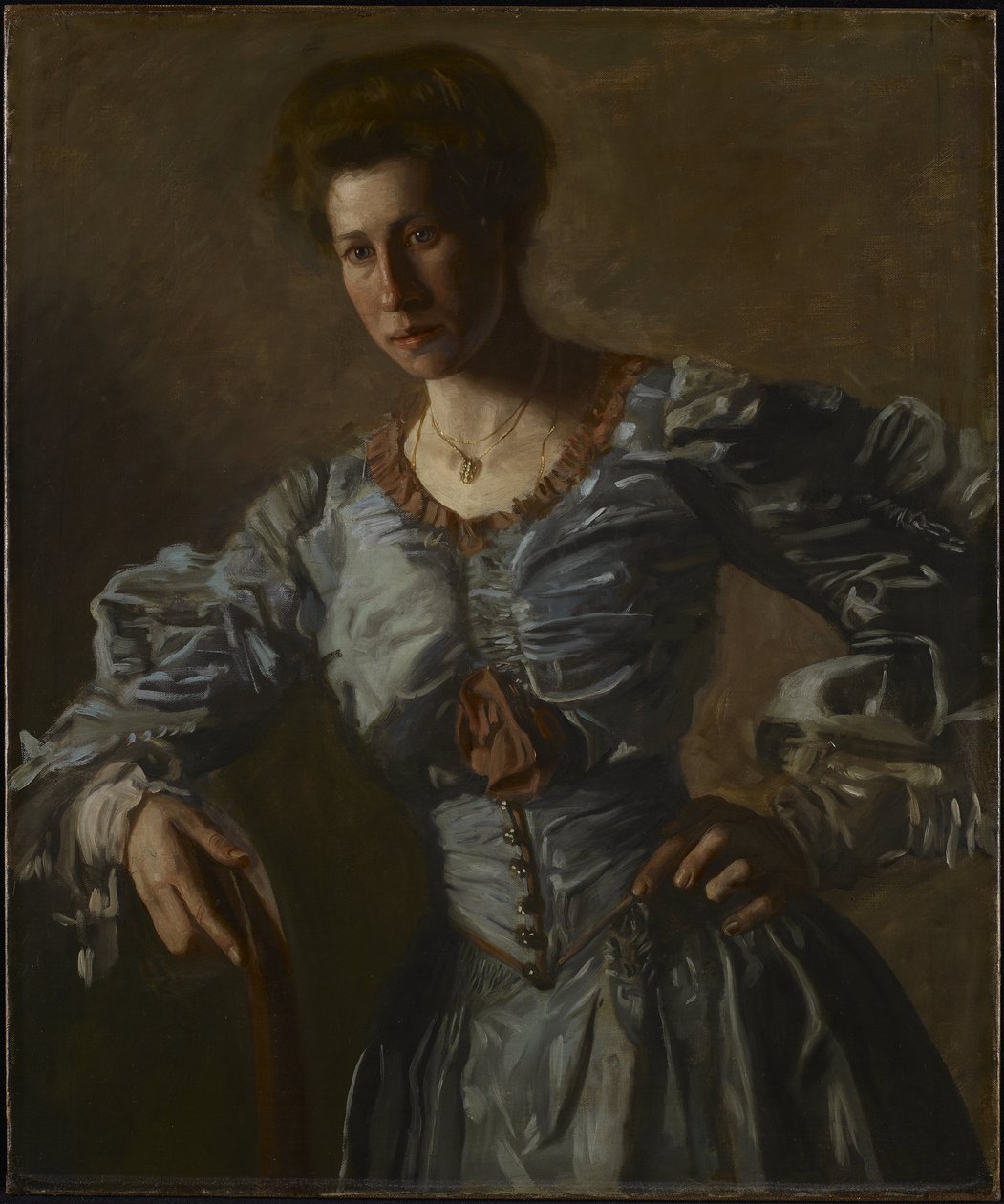 Portret van Elizabeth L. Burton door Thomas Eakins