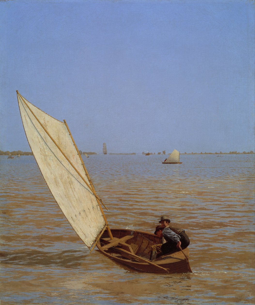 Vertrek na regen door Thomas Eakins