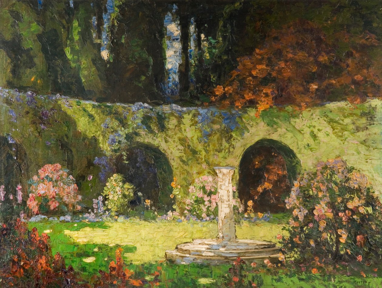 In een Oud-Wereldse Tuin door Thomas Edwin Mostyn