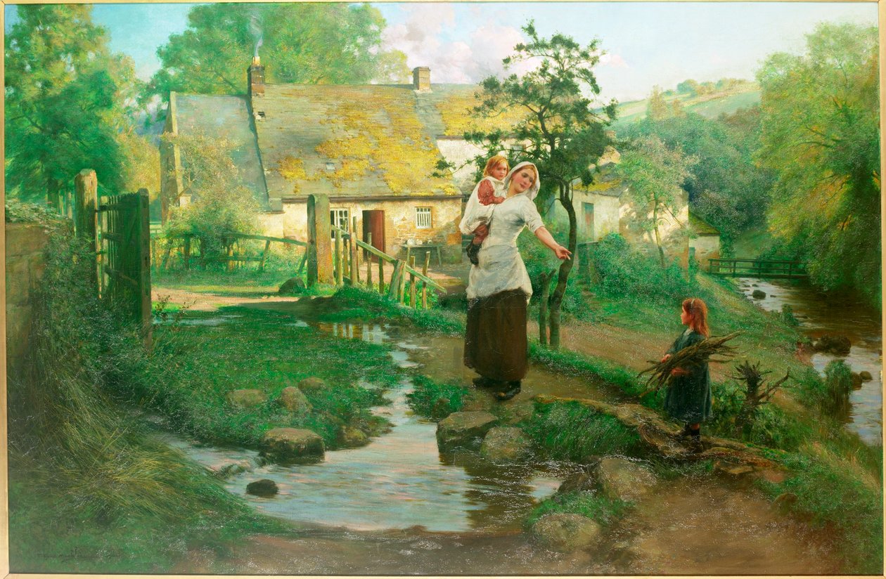Whittle Mill, 1904 door Thomas Eyre Macklin