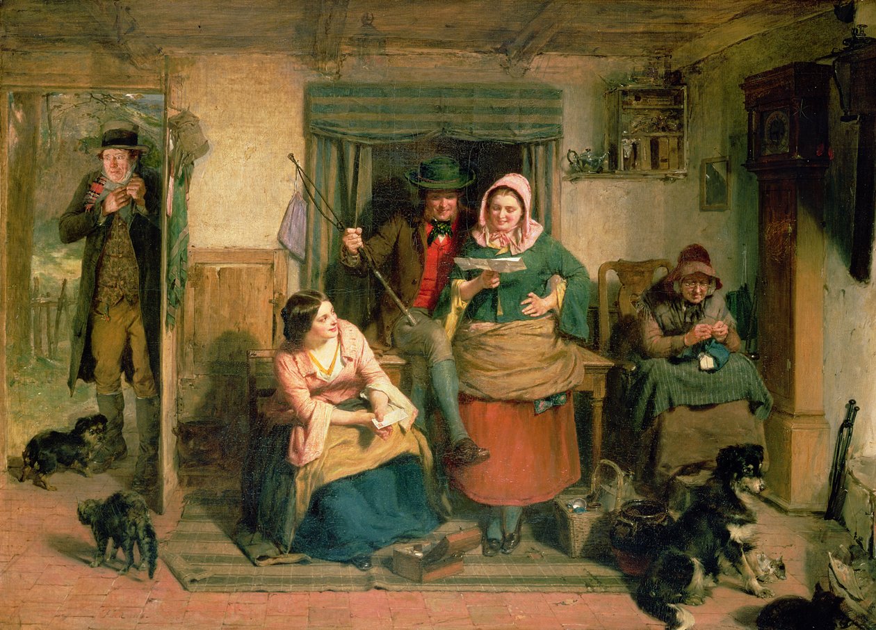 Luisteraars horen nooit iets goeds over zichzelf door Thomas Faed