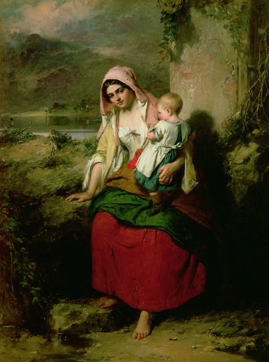 Rust nemen, 1858 door Thomas Faed
