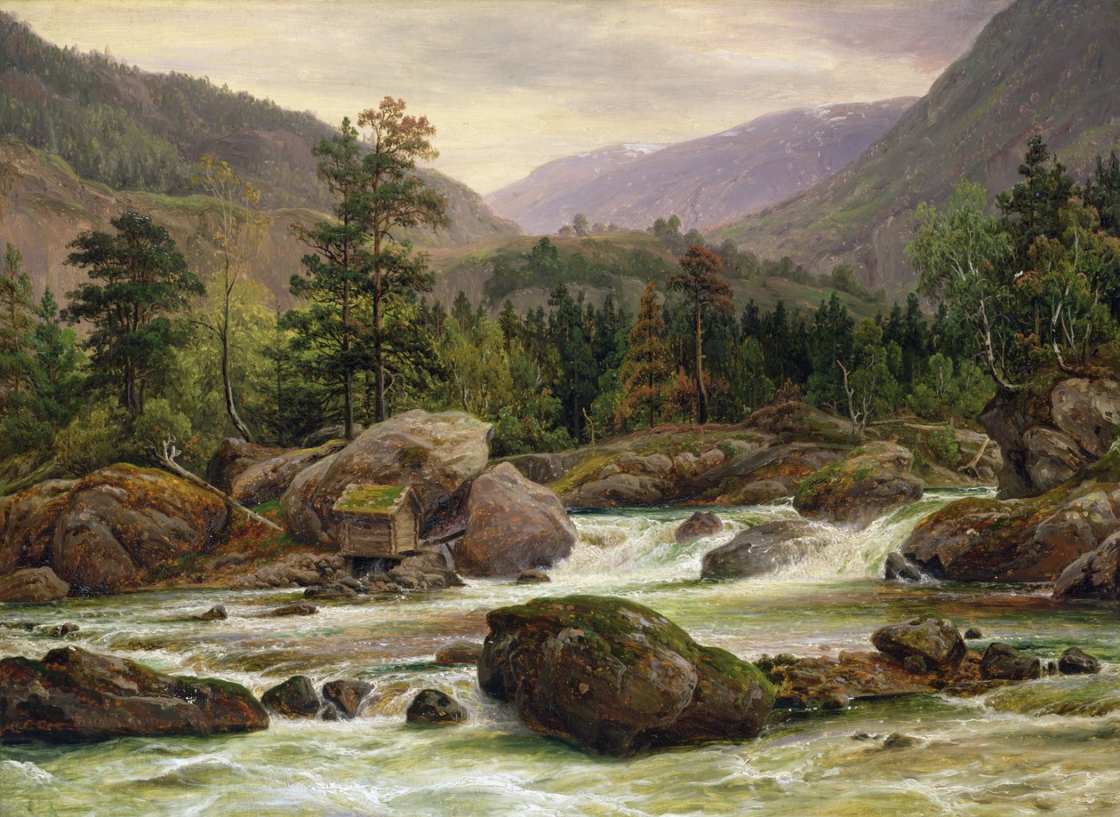 Noorse Waterval door Thomas Fearnley