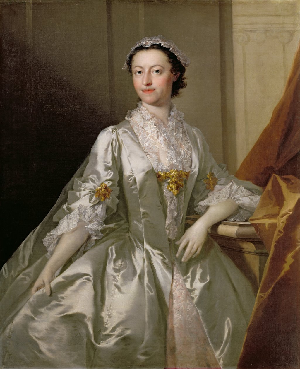 Mevrouw Wardle, 1742 door Thomas Frye