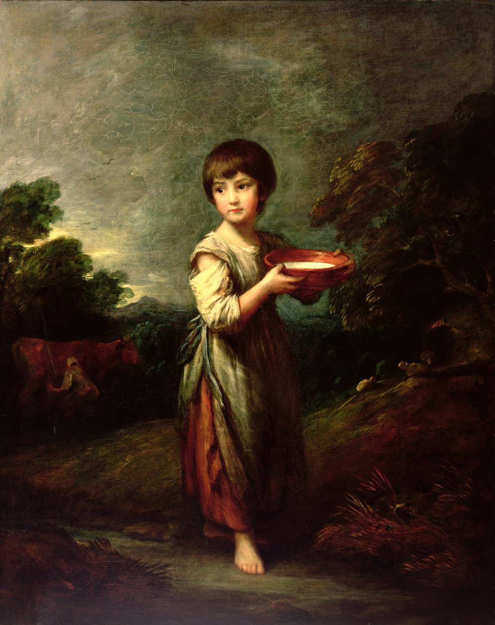 Lavinia, de melkmeid door Thomas Gainsborough