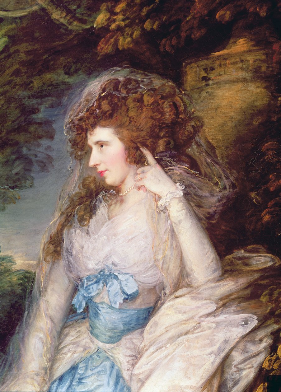 Mary, Lady Bate-Dudley, 1787 door Thomas Gainsborough